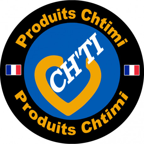 Produits Ch'ti - 1 sticker de 20cm - Autocollant(sticker)