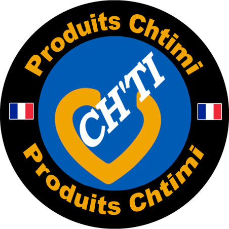 Produits Ch'ti - 1 sticker de 15cm - Sticker/autocollant