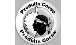 Produits Corse carte - 20cm - Autocollant(sticker)