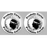 Produits Corse carte - 2fois 10cm - Autocollant(sticker)