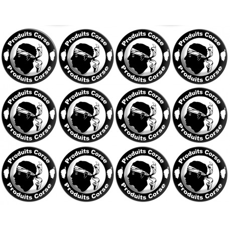 Produits Corse - 12fois 5cm - Autocollant(sticker)