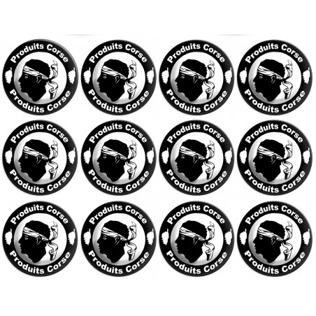 Produits Corse - 12fois 5cm - Autocollant(sticker)