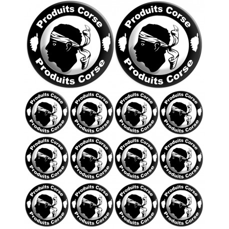 Produits Corse - 2fois 10cm / 12fois 5cm - Autocollant(sticker)