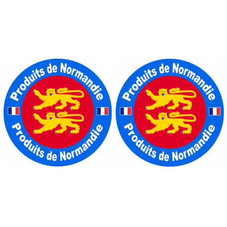 Produits de Normandie - 2tckers 10cm - Autocollant(sticker)