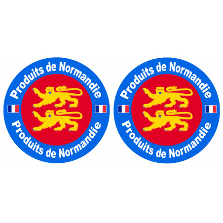 Produits de Normandie - 2tckers 10cm - Autocollant(sticker)