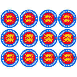 Produits de Normandie - 12stickers 5cm - Sticker/autocollant