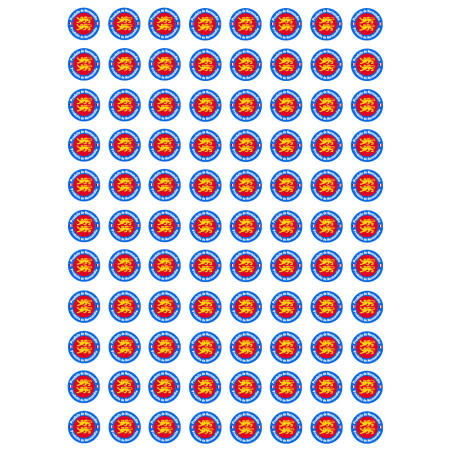 Produits de Normandie - 88 stickers 2cm - Sticker/autocollant