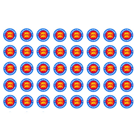 Produits de Normandie - 40 stickers 2cm - Sticker/autocollant