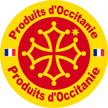 Produits d'Occitanie -  15cm - Autocollant(sticker)