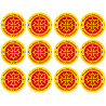 Produits d'Occitanie - 12 stickers de 5cm - Sticker/autocollant
