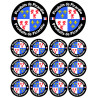 Produits Picardie - 2stickers 10 cm / 12stickers 5cm - Autocollant(sticker)