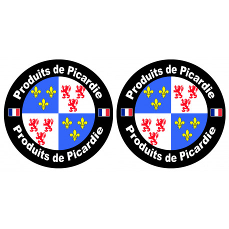 Produits Picardie - 2stickers 10 cm - Autocollant(sticker)
