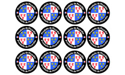 Produits Picardie - 12stickers 5cm - Autocollant(sticker)