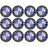 Produits Picardie - 12stickers 5cm - Sticker/autocollant
