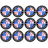 Produits Picardie - 12stickers 5cm - Autocollant(sticker)