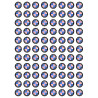 Produits Picardie - 88 stickers 2cm - Sticker/autocollant