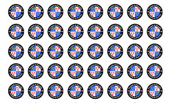 Produits Picardie - 40 stickers 2cm - Autocollant(sticker)