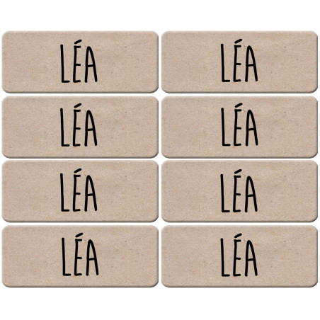 Prénom Léa - 8 stickers de 5x2cm - Autocollant(sticker)