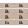 Prénom Léa - 8 stickers de 5x2cm - Sticker/autocollant