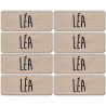 Prénom Léa - 8 stickers de 5x2cm - Autocollant(sticker)