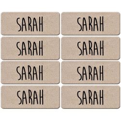 Prénom Sarah - 8 stickers de 5x2cm - Sticker/autocollant