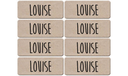 Prénom Louise - 8 stickers de 5x2cm - Autocollant(sticker)