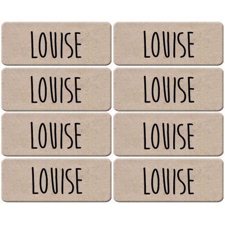 Prénom Louise - 8 stickers de 5x2cm - Autocollant(sticker)