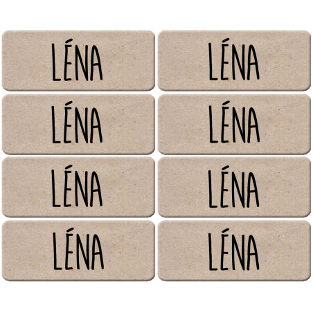Prénom Léna - 8 stickers de 5x2cm - Sticker/autocollant
