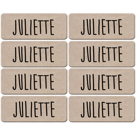 Prénom Juliette - 8 stickers de 5x2cm - Autocollant(sticker)