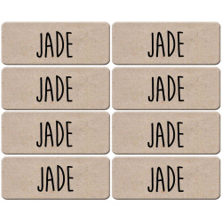 Prénom Jade - 8 stickers de 5x2cm - Sticker/autocollant