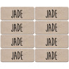 Prénom Jade - 8 stickers de 5x2cm - Sticker/autocollant