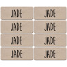 Prénom Jade - 8 stickers de 5x2cm - Autocollant(sticker)