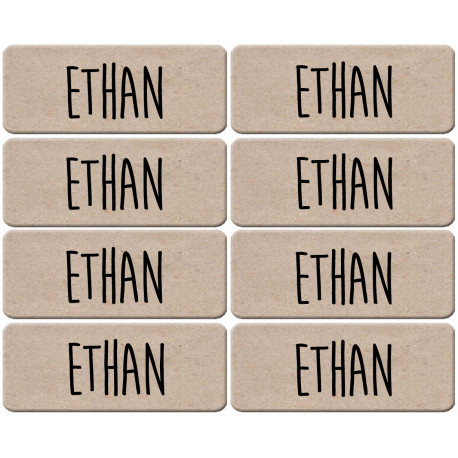 Prénom Ethan - 8 stickers de 5x2cm - Autocollant(sticker)