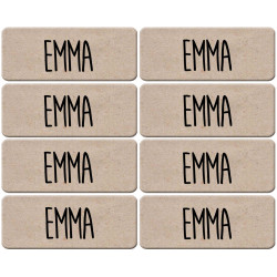 Prénom Emma - 8 stickers de 5x2cm - Sticker/autocollant