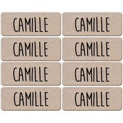 Prénom Camille - 8 stickers de 5x2cm - Sticker/autocollant