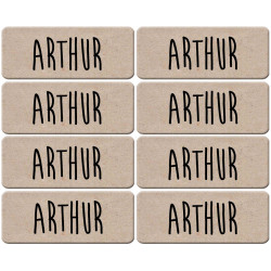 Prénom Arthur - 8 stickers de 5x2cm - Sticker/autocollant