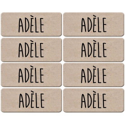 Prénom Adèle - 8 stickers de 5x2cm - Sticker/autocollant