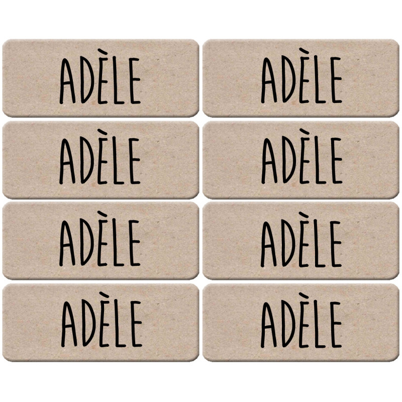 Prénom Adèle - 8 stickers de 5x2cm - Sticker/autocollant
