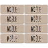 Prénom Adèle - 8 stickers de 5x2cm - Autocollant(sticker)