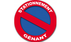 stationnement gênant - 20cm - Autocollant(sticker)