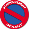 stationnement gênant - 20cm - Autocollant(sticker)
