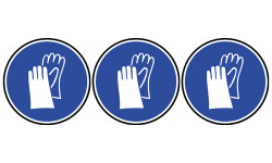 Protection Main Obligatoire (3 fois 10cm) - Autocollant(sticker)