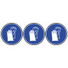 Protection Main Obligatoire (3 fois 10cm) - Autocollant(sticker)