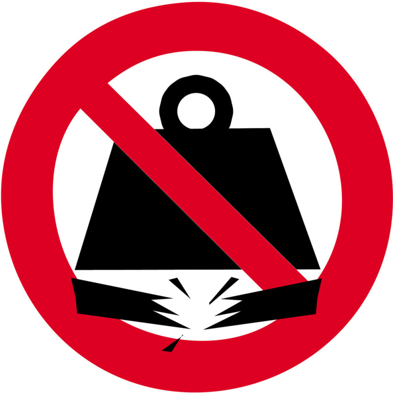 Charge interdite - 10cm - Sticker/autocollant