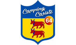 campingcariste Béarnais 64 - 15x20cm - Autocollant(sticker)