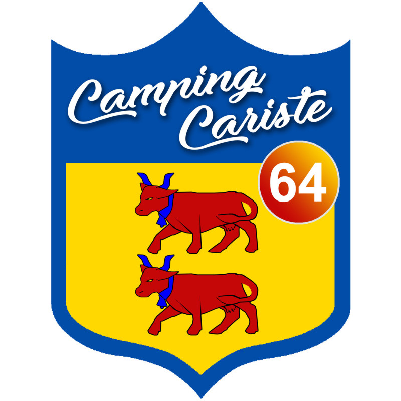 campingcariste Béarnais 64 - 15x20cm - Sticker/autocollant