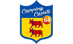 campingcariste Béarnais 64 - 10x7.5cm - Autocollant(sticker)