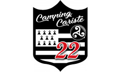 campingcariste Breton 22 - 20x15cm - Autocollant(sticker)