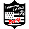 campingcariste BZH - 15x11.2cm - Autocollant(sticker)