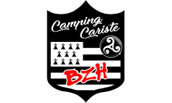 campingcariste BZH - 10x7.5cm - Autocollant(sticker)